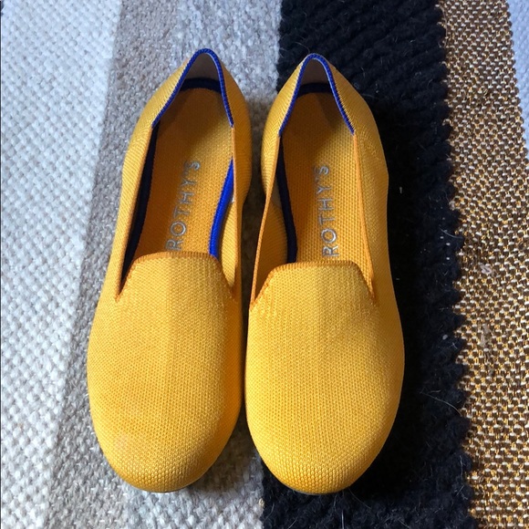 yellow rothys loafer